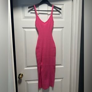 Barbie Pink Midi Dress